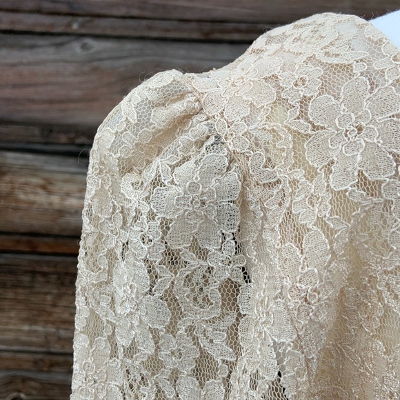 Vintage ~ Two-Piece Lace Dress ~ Size 7/8 - Picture 6 of 8